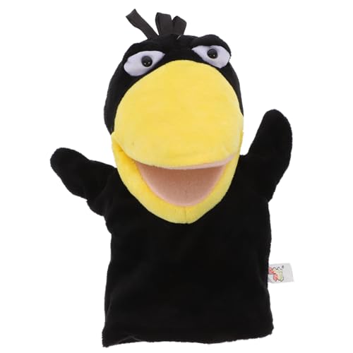 FRCOLOR Plüsch Fingerpuppe Krähentier Handspielzeug für Weiches Farbenfrohes Kuscheltier Fingerpuppen Interaktives und Rollenspiel Dekorativ und Langlebig FRCOLOR Plüsch Fingerpuppe Krähentier Handspielzeug für Weiches Farbenfrohes Kuscheltier Fingerpuppen Interaktives und Rollenspiel Dekorativ und Langlebig von FRCOLOR