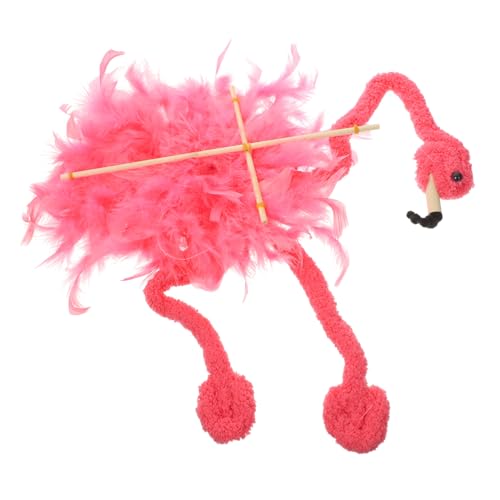 FRCOLOR Plüsch Flamingo Marionette Schnurpuppen Interaktive Tierpuppe für Puppentheater Feiertage und Kreative Aufführungen Zufällige Farben Langlebig und Sicher Zufällige Zufällige Farbe von FRCOLOR