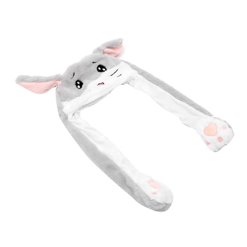 FRCOLOR Hamster Bewegliche Ohr Mütze Plüsch Cartoon Hut für Kinder Lustige Kostüm Mütze für Partys und Festivals von FRCOLOR