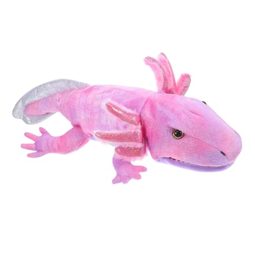 FRCOLOR Plüsch Handpuppe Bewegliche Mund Axolotl Puppe aus Weichem Material für Alter von Jahren für Geschichtenerzählen und Rollenspiele Fördert Kreativität und Soziale Interaktion FRCOLOR Plüsch Handpuppe Bewegliche Mund Axolotl Puppe aus Weichem Material für Alter von Jahren für Geschichtenerzählen und Rollenspiele Fördert Kreativität und Soziale Interaktion von FRCOLOR
