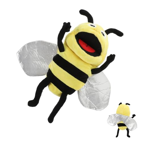 FRCOLOR Plüsch Handpuppe Biene Kuscheliges für Interaktive Storytelling Puppe Weiches Plüschtier Tier Handpuppe Perfektes für Geburtstag und Frühe Bildung FRCOLOR Plüsch Handpuppe Biene Kuscheliges für Interaktive Storytelling Puppe Weiches Plüschtier Tier Handpuppe Perfektes für Geburtstag und Frühe Bildung von FRCOLOR