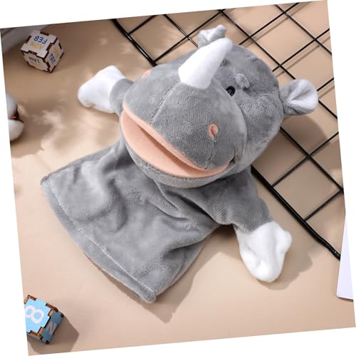 FRCOLOR Plüsch Handpuppe Graues Weiche Stofftier Handpuppe mit PP Baumwolle Kuscheltier für Erwachsene und Puppenspiel Schule Erzählspielzeug FRCOLOR Plüsch Handpuppe Graues Weiche Stofftier Handpuppe mit PP Baumwolle Kuscheltier für Erwachsene und Puppenspiel Schule Erzählspielzeug von FRCOLOR