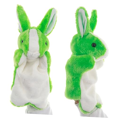 FRCOLOR Plüsch Handpuppe Grünes Kaninchen Kuscheltier Storytelling für Eltern Junge Mädchen Interaktives Rollenspiel Zubehör Tier Handpuppe Junge Mädchen Kreatives Lernspielzeug FRCOLOR Plüsch Handpuppe Grünes Kaninchen Kuscheltier Storytelling für Eltern Junge Mädchen Interaktives Rollenspiel Zubehör Tier Handpuppe Junge Mädchen Kreatives Lernspielzeug von FRCOLOR