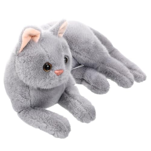 FRCOLOR Plüsch Katze Adorable Kuscheltier Cartoon Katzenpuppe für Wohnkultur Weiches Stofftier Niedliche Dekoration FRCOLOR Plüsch Katze Adorable Kuscheltier Cartoon Katzenpuppe für Wohnkultur Weiches Stofftier Niedliche Dekoration von FRCOLOR