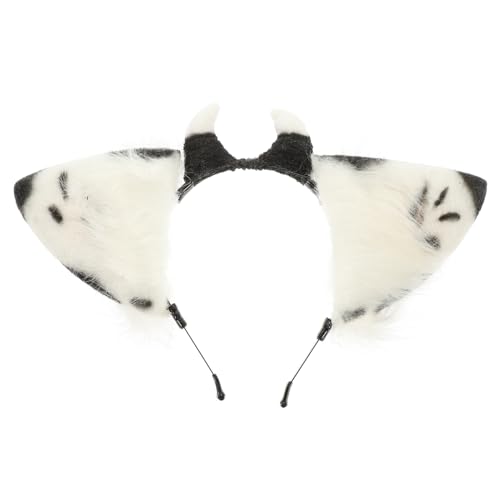 FRCOLOR Plüsch Kuh Ohr Haarreif Damen Niedliches Cosplay Kostüm Accessoire Weich Robustes Material Für Fasching Geburtstag Party Fotorequisite FRCOLOR Plüsch Kuh Ohr Haarreif Damen Niedliches Cosplay Kostüm Accessoire Weich Robustes Material Für Fasching Geburtstag Party Fotorequisite von FRCOLOR