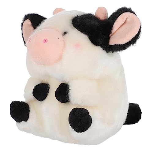 FRCOLOR Plüsch Kuh Puppe Weiches Kuscheltier Cartoon Stofftier für Junge Mädchen Kuscheliges Langlebiges Plüschtier aus Hochwertigem Plüsch und PP Baumwolle FRCOLOR Plüsch Kuh Puppe Weiches Kuscheltier Cartoon Stofftier für Junge Mädchen Kuscheliges Langlebiges Plüschtier aus Hochwertigem Plüsch und PP Baumwolle von FRCOLOR