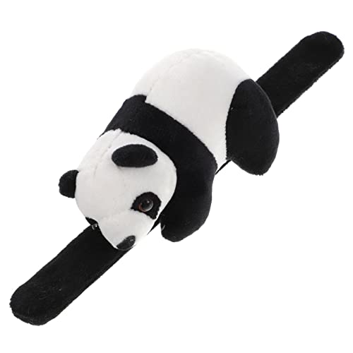 FRCOLOR Plüsch Panda Schnapparmband Armband Tiermotiv Geburtstag Party Mitgebsel für Jungen und Mädchen Weiches Kuscheltier Armband Sicher und Einfach zu Tragen von FRCOLOR