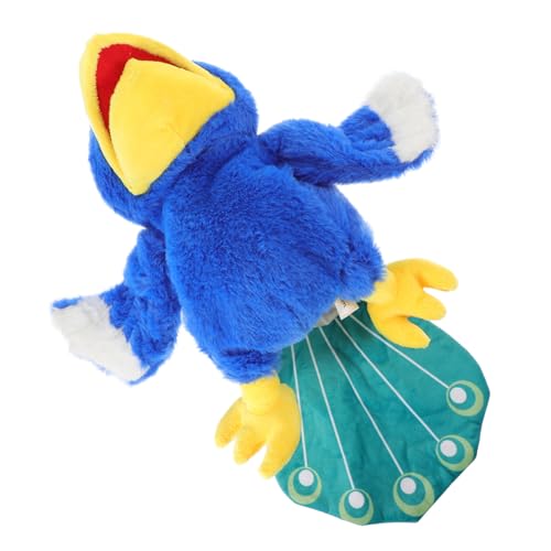 FRCOLOR Plüsch Pfau Handpuppe Interaktive Handspielpuppe für Lernspielzeug Früherziehung Performance Prop Kuscheltier FRCOLOR Plüsch Pfau Handpuppe Interaktive Handspielpuppe für Lernspielzeug Früherziehung Performance Prop Kuscheltier von FRCOLOR