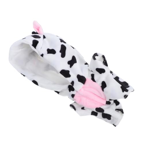 FRCOLOR Plüsch Puppen Jumpsuit Weicher Kuschelstoff Niedliches Kuh Design Bequeme Puppenkleidung zum Anziehen als Schlafanzug und Fotoshooting Requisite für Sammler von FRCOLOR