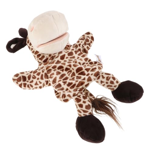 FRCOLOR Plüsch Rentier Handpuppe Beweglicher Mund Weiches Tier Handpuppen für Puppentheater Geschichtenerzählen Kreatives Rollenspiel FRCOLOR Plüsch Rentier Handpuppe Beweglicher Mund Weiches Tier Handpuppen für Puppentheater Geschichtenerzählen Kreatives Rollenspiel von FRCOLOR