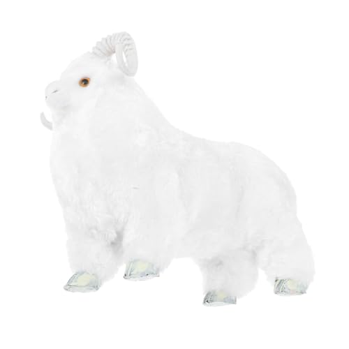 FRCOLOR Plüsch Schaf Realistische Kleine Lamm Figur Weiches Kuscheltier Deko für Haus von FRCOLOR