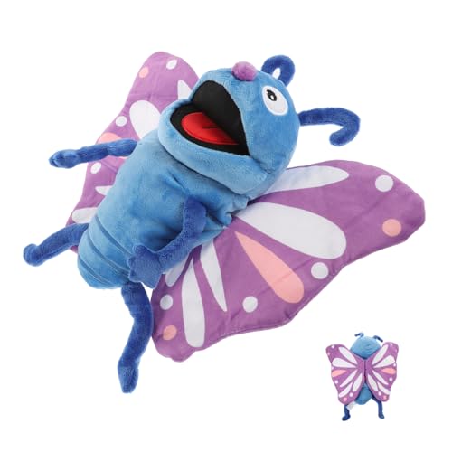 FRCOLOR Plüsch Schmetterling Handpuppe Interaktive Geschichtenerzählpuppe für Weiches Cartoon und Koordination für Drinnen und Draußen FRCOLOR Plüsch Schmetterling Handpuppe Interaktive Geschichtenerzählpuppe für Weiches Cartoon und Koordination für Drinnen und Draußen von FRCOLOR