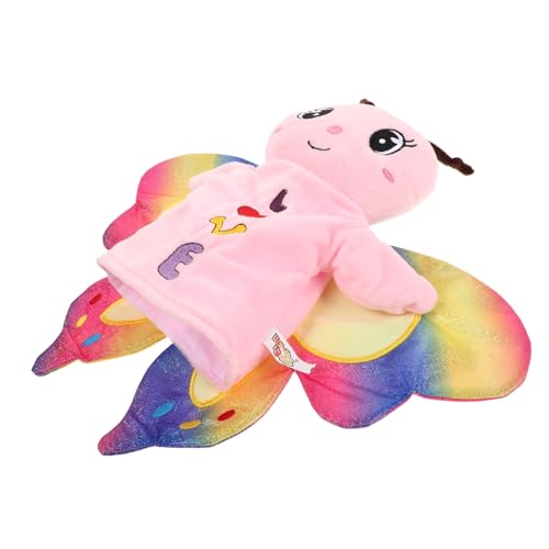 FRCOLOR Plüsch Schmetterling Handpuppe Kuscheltier Tierhandpuppe für Interaktives Rollenspiel und Geschichten Erzählen Fein Verarbeitet für Eltern Junge Mädchen Spiele und von FRCOLOR