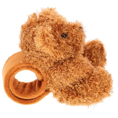 FRCOLOR Plüsch Schnapparmband Kuscheltier Bär Weiches Langlebiges Material Sicherer Spielspaß Partydeko für Kindergeburtstag Tierisches Armband für Handgelenk FRCOLOR Plüsch Schnapparmband Kuscheltier Bär Weiches Langlebiges Material Sicherer Spielspaß Partydeko für Kindergeburtstag Tierisches Armband für Handgelenk von FRCOLOR