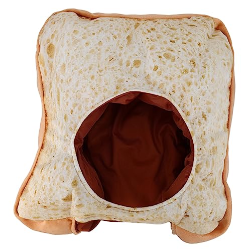 FRCOLOR Plüsch Toast Hut Lustiges Kostüm Accessoire für Fotoautomaten Weiche Brot Cosplay Mütze für Partys und Festivals für Auftritte und Überraschungen FRCOLOR Plüsch Toast Hut Lustiges Kostüm Accessoire für Fotoautomaten Weiche Brot Cosplay Mütze für Partys und Festivals für Auftritte und Überraschungen von FRCOLOR