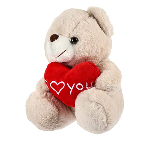 FRCOLOR Plüschbär mit Herzfüllung Kuscheliges Dekorationsspielzeug für Valentinstag Jubiläen Weicher Stofftier Bär Beige Perfektes für Freunde Hochwertiges FRCOLOR Plüschbär mit Herzfüllung Kuscheliges Dekorationsspielzeug für Valentinstag Jubiläen Weicher Stofftier Bär Beige Perfektes für Freunde Hochwertiges von FRCOLOR