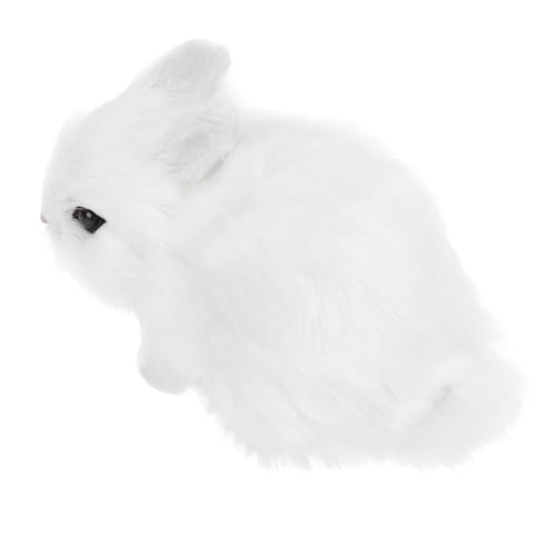 FRCOLOR Plüschhase Dekofigur Weiß Kuscheltier Hase Niedliche Tischdekoration Geschenk für Ostern Weihnachten FRCOLOR Plüschhase Dekofigur Weiß Kuscheltier Hase Niedliche Tischdekoration Geschenk für Ostern Weihnachten von FRCOLOR