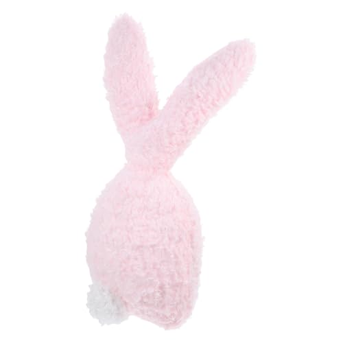 FRCOLOR Plüschhase Kuscheltier Weiches Bunny Stofftier Dekoratives Kaninchen in Rosa Festliche und Weihnachtsdeko Langlebiges für Wohnraumgestaltung von FRCOLOR