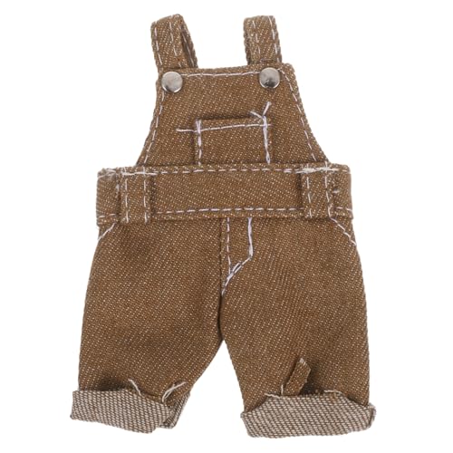 FRCOLOR Plüschtier Kleidung Kuscheltier Overall Plüschbär Outfits Kuscheltier Kleidung Sammlerpuppen Outfits Grundkleidung Bärenkleidung Hellbraun von FRCOLOR