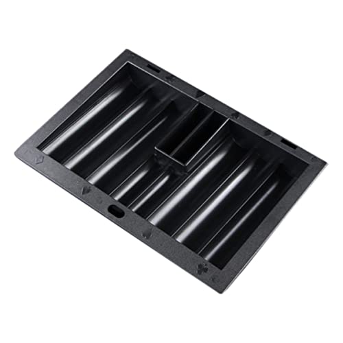 FRCOLOR Dickes Pokerchip Tablett aus Kunststoff Tischchip Aufbewahrungstablett rutschfest für Pokerabende Robustes Organizer für Chips von FRCOLOR