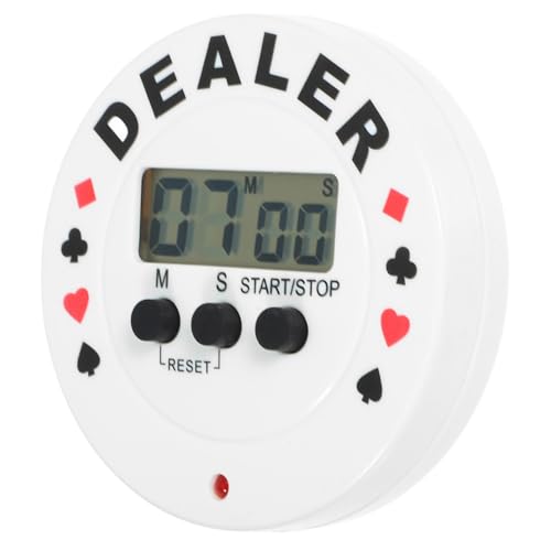 FRCOLOR Poker Timer Countdown Timer für Kartenspiele Kompakt und Portabel für Poker Party und Brettspiele Sorgt für Faire und Freundliche Spielumgebung FRCOLOR Poker Timer Countdown Timer für Kartenspiele Kompakt und Portabel für Poker Party und Brettspiele Sorgt für Faire und Freundliche Spielumgebung von FRCOLOR