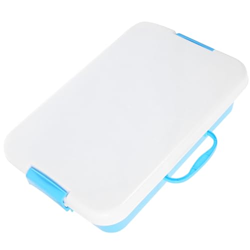 FRCOLOR Portable Sandbox Aufbewahrungsbox für Handheld Sandtray mit Deckel für Sandspielzeug im Freien Garten Große Kapazität für Vielseitige Nutzung von FRCOLOR