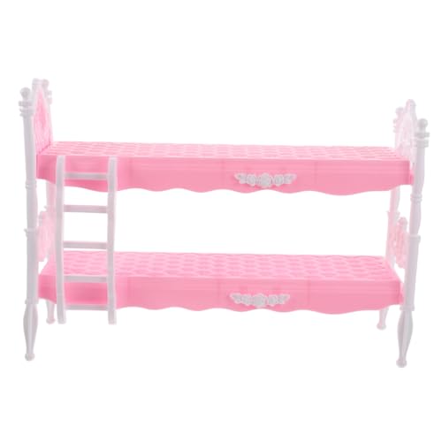 FRCOLOR Prinzessin Puppen Etagenbett Miniaturmöbel für Puppenhaus Doppelbett Design für Fantasievolles als für Mädchen Hochdetailliertes Modellzubehör FRCOLOR Prinzessin Puppen Etagenbett Miniaturmöbel für Puppenhaus Doppelbett Design für Fantasievolles als für Mädchen Hochdetailliertes Modellzubehör von FRCOLOR
