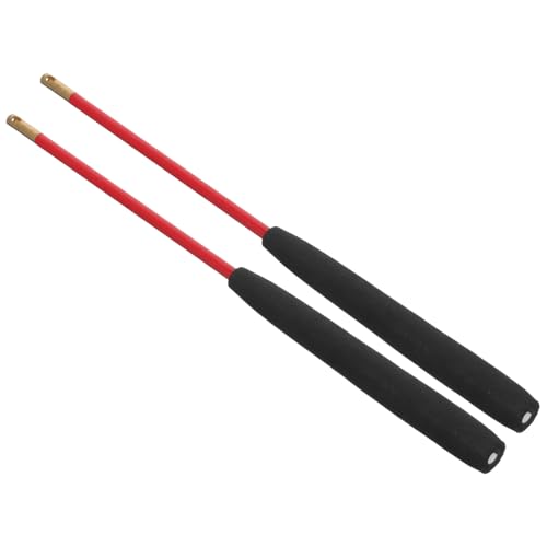 FRCOLOR Professionelle Diabolo Handsticks mit Rutschfestem Griff Massivem Glasfaserstab und Lochdesign für Fortgeschrittenes Jonglieren Langlebig Leicht für Drinnen und Draußen von FRCOLOR