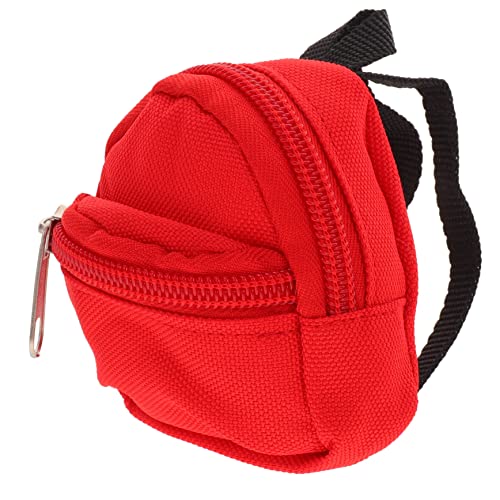 FRCOLOR Puppen Rucksack Mini Dekorativer Puppen Rucksack aus Strapazierfähigem Polyester für Puppenzubehör und Mini Hausdekoration mit Reißverschluss und Hoher Haltbarkeit FRCOLOR Puppen Rucksack Mini Dekorativer Puppen Rucksack aus Strapazierfähigem Polyester für Puppenzubehör und Mini Hausdekoration mit Reißverschluss und Hoher Haltbarkeit von FRCOLOR