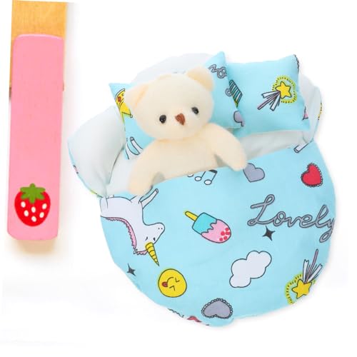 FRCOLOR Puppen Schlafsack aus und Farbecht Abnehmbar und Kompakt Geeignet als Puppenzubehör für Dekorative Puppenbetten Praktisch und Komfortabel FRCOLOR Puppen Schlafsack aus und Farbecht Abnehmbar und Kompakt Geeignet als Puppenzubehör für Dekorative Puppenbetten Praktisch und Komfortabel von FRCOLOR