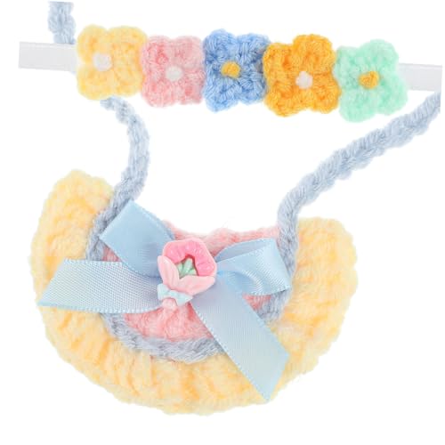 FRCOLOR Puppenbekleidungsset mit Blumen-Haarband für Vielseitig Einsetzbar als Kostümzubehör und Fotorequisite für Sammler von FRCOLOR