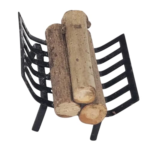 FRCOLOR Puppenhaus Deko Metall Schwarz Detailgetreues Mini Accessoire für Puppenhaus Geeignet als Fotorequisite und Kinderzimmer Dekoration von FRCOLOR