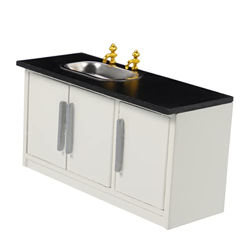 FRCOLOR Puppenhaus Küche Mini Hausmöbel Dekoration Kleine Deko Miniaturmöbel Modell Detailreich Robust FRCOLOR Puppenhaus Küche Mini Hausmöbel Dekoration Kleine Deko Miniaturmöbel Modell Detailreich Robust von FRCOLOR