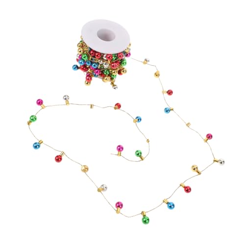 FRCOLOR Puppenhaus Lichterkette Bunte Miniatur LED Lichter Warmweiß Kleine Puppenhaus Deko für Festliche Atmosphäre und Weihnachtsdekoration von FRCOLOR