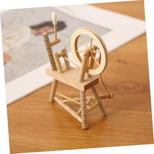 FRCOLOR Puppenhaus Miniatur Vintage Nähmaschine aus Holz Unfertiges Modell Handgefertigte Mini Möbel für Puppenstube Sammler Zubehör FRCOLOR Puppenhaus Miniatur Vintage Nähmaschine aus Holz Unfertiges Modell Handgefertigte Mini Möbel für Puppenstube Sammler Zubehör von FRCOLOR
