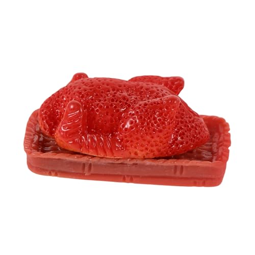 FRCOLOR Puppenhaus Miniatur Weihnachtsbraten Hähnchen Modell Detailreiches Küchenessen Festliches Miniatur Essen für Puppenhäuser Realistische Spielküchen Requisite von FRCOLOR