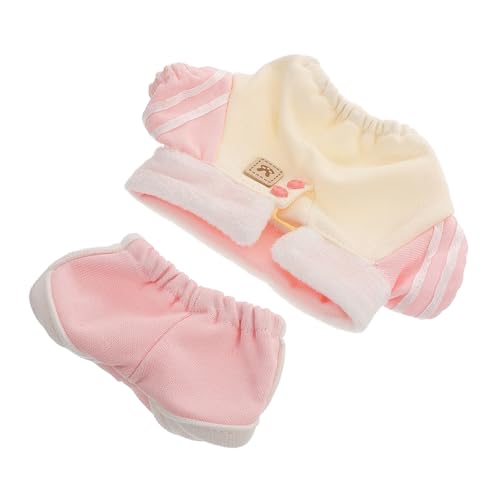 FRCOLOR Puppenkleidung mit Sweatshirt und Hose Baumwollstoff Lässiger Stehkragen Geeignet für Sammlerpuppen und Kuscheltiere Praktische Aufbewahrung Modisches Design FRCOLOR Puppenkleidung mit Sweatshirt und Hose Baumwollstoff Lässiger Stehkragen Geeignet für Sammlerpuppen und Kuscheltiere Praktische Aufbewahrung Modisches Design von FRCOLOR