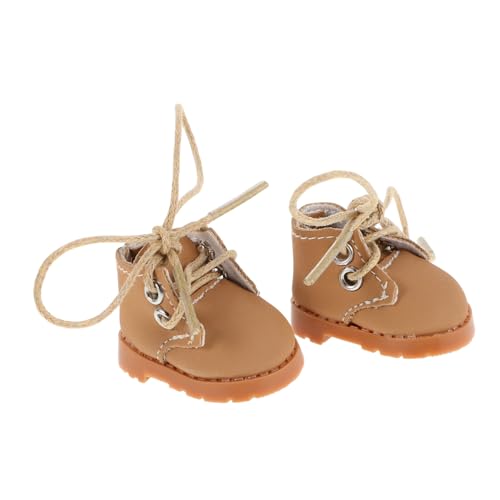 FRCOLOR Puppenschuhe Verstellbare Schnürsenkel Miniatur Lederschuhe für Bjd Puppen Vielseitiges Zubehör für Puppenhaus Deko und Spiel Niedliche Schuhe für Fotografie FRCOLOR Puppenschuhe Verstellbare Schnürsenkel Miniatur Lederschuhe für Bjd Puppen Vielseitiges Zubehör für Puppenhaus Deko und Spiel Niedliche Schuhe für Fotografie von FRCOLOR