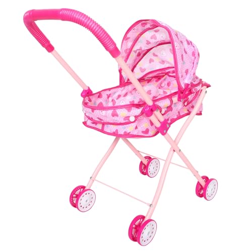 FRCOLOR Puppenwagen mit Verstellbarem Griff Realistische Simulation Eines Kinderwagens aus und Oxford für Rollenspiele und Interaktion zwischen Eltern und Kindern FRCOLOR Puppenwagen mit Verstellbarem Griff Realistische Simulation Eines Kinderwagens aus und Oxford für Rollenspiele und Interaktion zwischen Eltern und Kindern von FRCOLOR