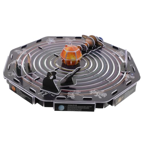 FRCOLOR Puzzle Sonnensystem für Ab Jahren Pädagogisches DIY Planeten Widerstandsfähiges Papiermaterial Fördert Räumliche Vorstellungskraft und Selbstvertrauen Lernspielzeug von FRCOLOR