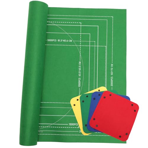 FRCOLOR Puzzlematte Teile Filzmatte mit Aufblasbarem Schlauch und Fixierbändern Puzzle Aufbewahrungsdecke Grün Einfach Lagern für Puzzles Zufällige Farbe Zufällige Farbe FRCOLOR Puzzlematte Teile Filzmatte mit Aufblasbarem Schlauch und Fixierbändern Puzzle Aufbewahrungsdecke Grün Einfach Lagern für Puzzles Zufällige Farbe Zufällige Farbe von FRCOLOR