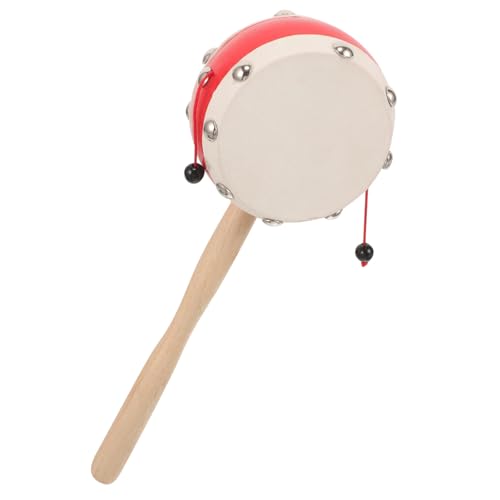 FRCOLOR Rasseltrommel aus Holz Traditionelles Musikinstrument für Neugeborene Fördert Hand Augen Koordination und Interaktive Eltern Junge Mädchen FRCOLOR Rasseltrommel aus Holz Traditionelles Musikinstrument für Neugeborene Fördert Hand Augen Koordination und Interaktive Eltern Junge Mädchen von FRCOLOR