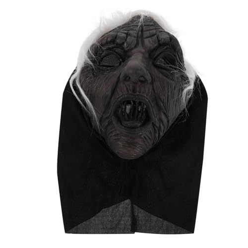 FRCOLOR Realistische Alte Damen Vollmaske für Halloween Gruselige Gesichtsbedeckung für Horror Cosplay für Maskenbälle und Partys FRCOLOR Realistische Alte Damen Vollmaske für Halloween Gruselige Gesichtsbedeckung für Horror Cosplay für Maskenbälle und Partys von FRCOLOR