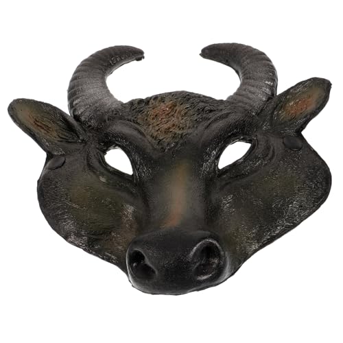 FRCOLOR Realistische Bullkopf Maske für Halloween Party Atmungsaktive Tiermaske für Cosplay und Kostüme Leicht für Maskenbälle und Karneval FRCOLOR Realistische Bullkopf Maske für Halloween Party Atmungsaktive Tiermaske für Cosplay und Kostüme Leicht für Maskenbälle und Karneval von FRCOLOR