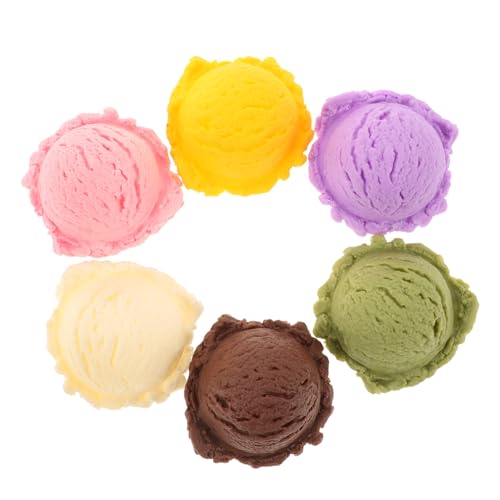 FRCOLOR Realistische Eiscremekugeln aus Kunststoff Detailgetreue Dessertmodelle in Farben Langlebig und Sicher für Küchen Dekoration Shops und DIY Kunstprojekte FRCOLOR Realistische Eiscremekugeln aus Kunststoff Detailgetreue Dessertmodelle in Farben Langlebig und Sicher für Küchen Dekoration Shops und DIY Kunstprojekte von FRCOLOR