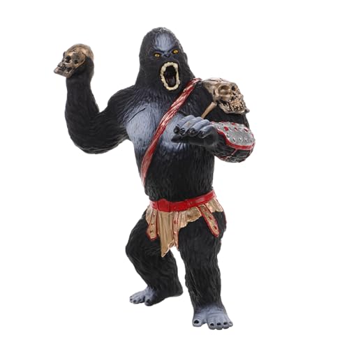 FRCOLOR Realistische Gorilla Figurine Detailliertes Tiermodell für Pädagogisches Spiel Heimdekoration und Sammlerstücke Exquisites Design für von FRCOLOR