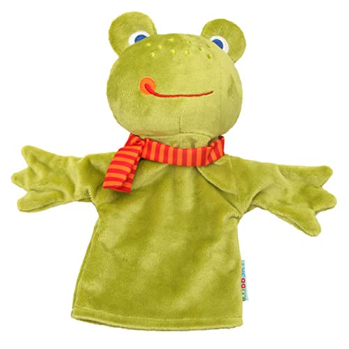 FRCOLOR Realistische Handpuppe Frosch Plüschspielzeug für Jahre Interaktives Frühförderungsspielzeug Fördert Fantasie und Spielerisches Lernen Sicher und Komfortabel von FRCOLOR