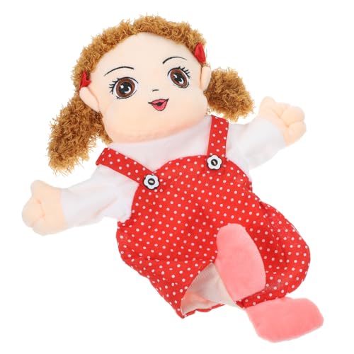 FRCOLOR Realistische Handpuppe Plüsch Figur Cartoon Handspielzeug für Erwachsene Interaktives Rollenspiel für Geschichten Erzählen und Frühe Sprachförderung von FRCOLOR