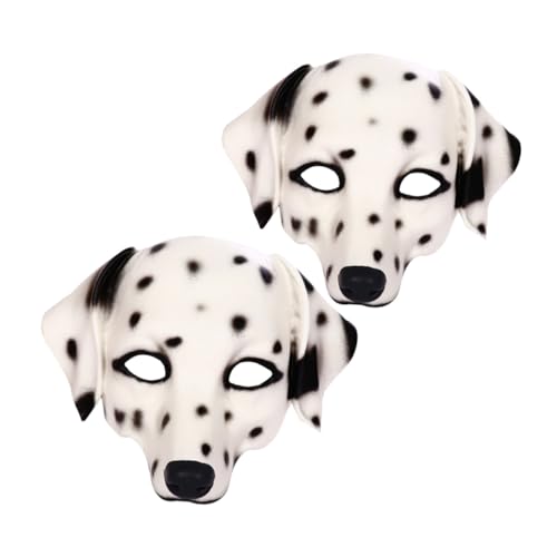 FRCOLOR Realistische Hundemaske für Erwachsene Vollgesicht Tierkostüm Halloween Party Tiermaskerade Fasching Kostümzubehör für Hunde-enthusiasten von FRCOLOR