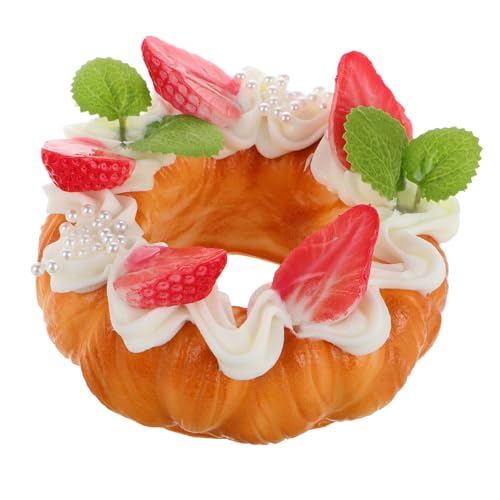 FRCOLOR Realistische Kleine Donut Modelle Künstliche Fruchtige Dessert Deko Magnet Küchen Deko Fotografie Requisiten für Party Hochzeit Geburtstag von FRCOLOR